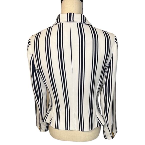 1 State | Blackwatch Plaid One-Button Blazer White Black Size Medium - Picture 4 of 7